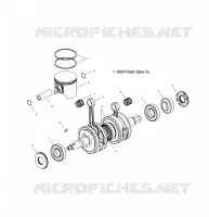PISTON ET VILEBREQUIN (600)