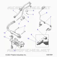 SYSTÃˆME D'ALIMENTATION, RAIL, LINES AND THROTTLE BODY