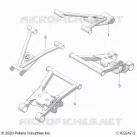 SUSPENSION ARRIERE CONTROL ARMS
