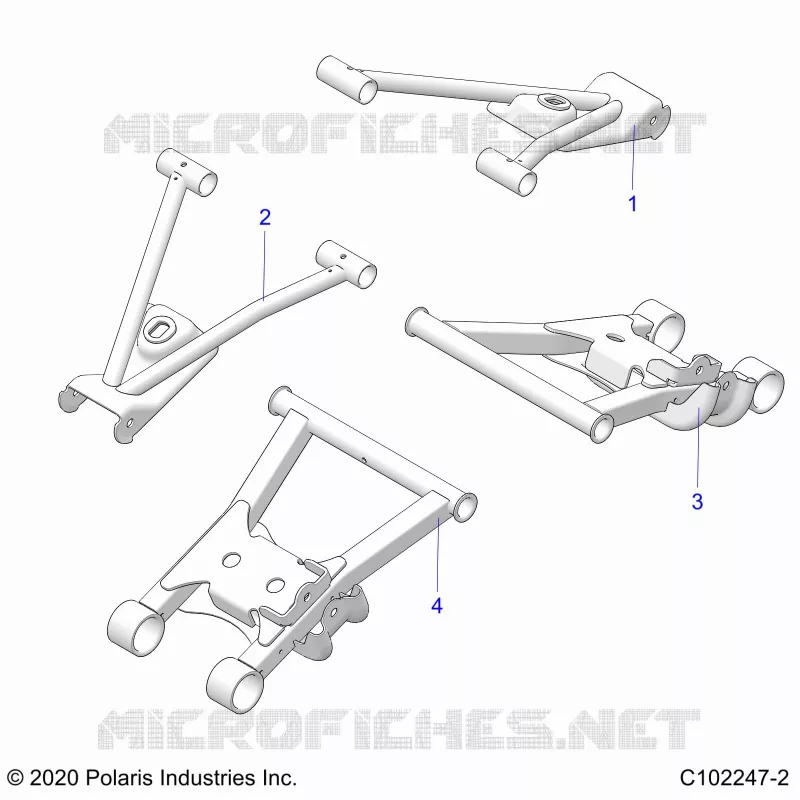 SUSPENSION ARRIERE CONTROL ARMS