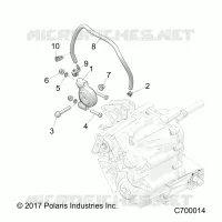 DRIVE TRAIN, MAIN SUPPORT PONT