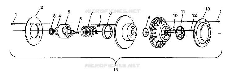 EMBRAYAGE DE TRANSMISSION ASSEMBLY XLT E940767,  XLT SP E940667    XLT SKS E940567 (49274227420024)
