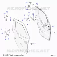 PORTES, FRONT, MOUNTING