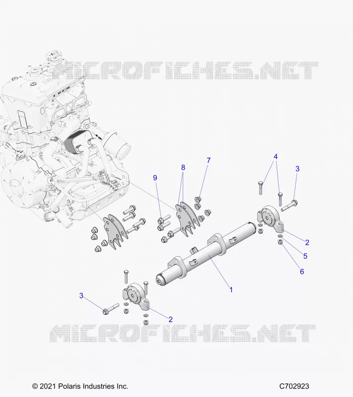 MOTEUR, MOUNTING & LONG BLOCK