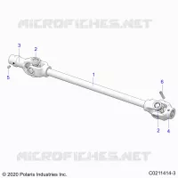 SYSTÃˆME DE TRANSMISSION, FRONT PROP SHAFT