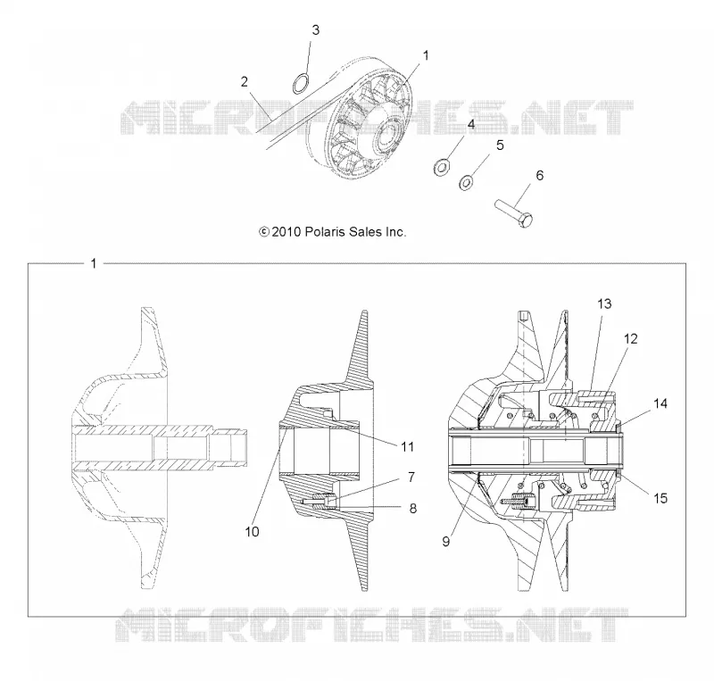 SYSTEME DE TRANSMISSION, SECONDARY CLUTCH