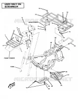 CHASSIS WITH RACKS-SCRAMBLER (4911701170006A)