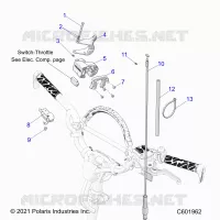 MOTEUR, THROTTLE CONTROL ASM.