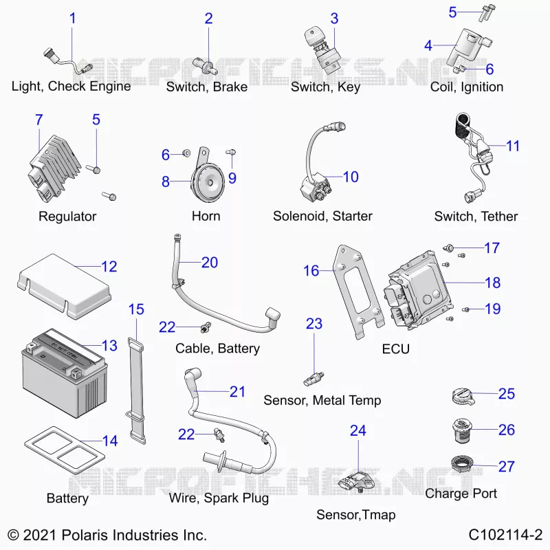 ELECTRICITE, COMPONENTS