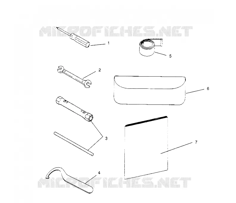 OUTILS XLT SP 0966676 and  EUROPEAN XLT SP E966676 (4931703170C005)