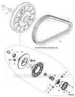 SYSTEME DE TRANSMISSION, SECONDARY CLUTCH
