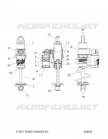 SUSPENSION, AMORTISSEUR AVANT TRACK, VELOCITY 7045536