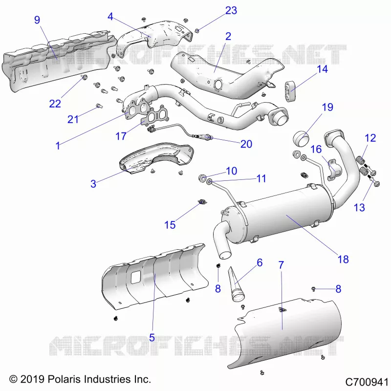 ENGINE, ECHAPPEMENT