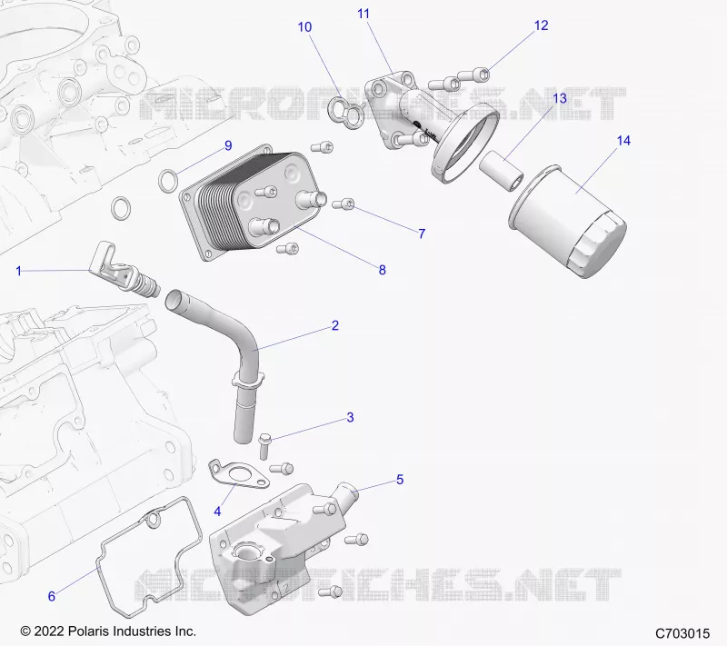 ENGINE, JAUGE ET FILTRE A HUILE