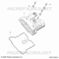 ENGINE, COUVERCLE SOUPAPE