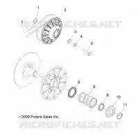 SYSTÈME DE TRANSMISSION, SECONDARY CLUTCH