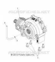 SYSTÈME DE TRANSMISSION, FRONT GEARCASE