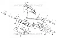 BRAS DE SUSPENSION AVANT  TRAIL TOURING 0982362 AND EUROPEAN TRAIL TOURING E982362 (4942314231B013)