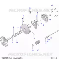 SYSTÃˆME DE TRANSMISSION, PRIMARY CLUTCH