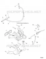 MOTEUR, TURBO CHARGER MOUNTING