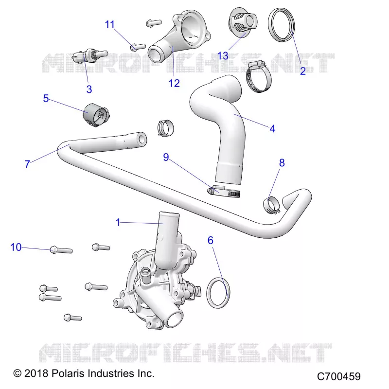 MOTEUR, WATERPUMP AND BYPASS