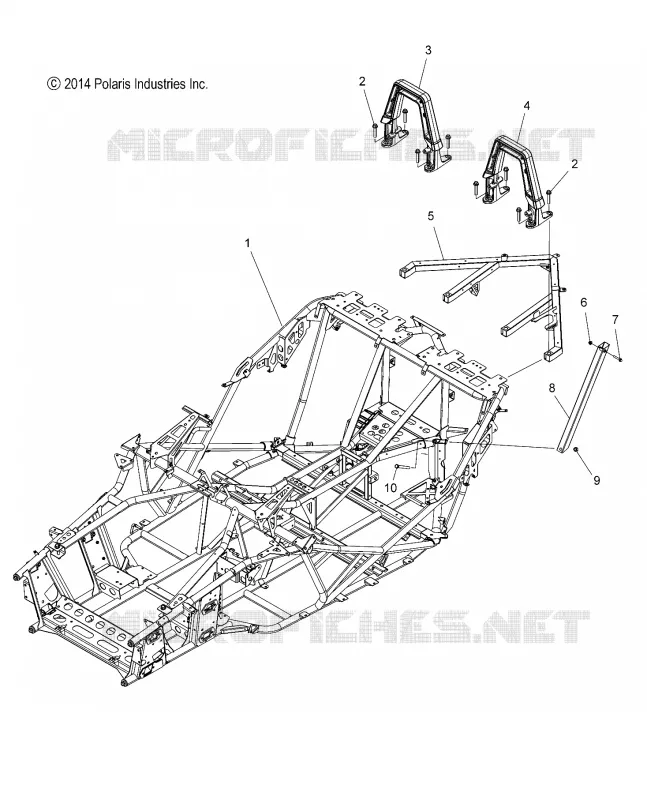 CHASSIS, MAIN, AND REAR ASM.