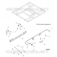 BODY, DUMP BOX LEVER AND SUPPORT AMORTISSEUR 