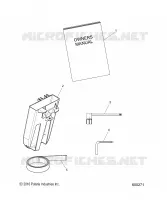 REFERENCES, MANUEL DU PROPRIETAIRE, TOOLS, BELT HOLDER