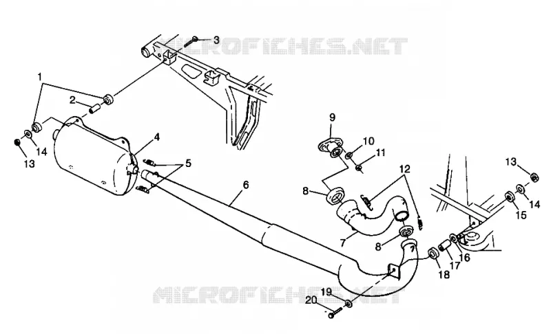 ECHAPPEMENT Sport 400L W98BA38C (4947234723A011)