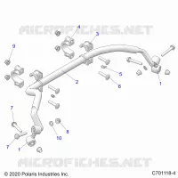 SUSPENSION, REAR BARRE STABILISATRICE
