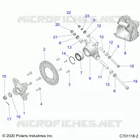 SUSPENSION, PORTE BAGAGES ARRIERE