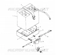 SUPPORT BATTERIE ASSEMBLY LITE DELUXE 0953431 (4928902890C007)