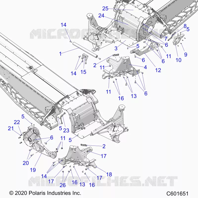 CHASSIS, BULKHEAD ASM.