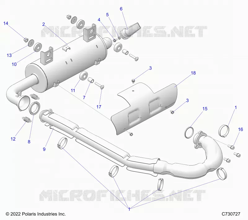 ENGINE, ECHAPPEMENT