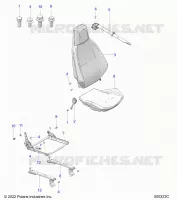 SIEGE (PASSENGER) AND SEAT BELT MOUNTING