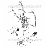 POMPE A HUILE 600 XCR 0961676 and EUROPEAN 600 XCR E961676 (4932123212C012)