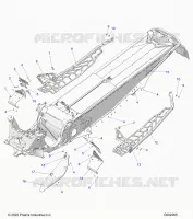 CHASSIS, PROTECTION D'EMBRAYAGE, FOOTRESTS, AND RUNNINGBOARDS