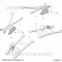 SUSPENSION ARRIERE CONTROL ARMS