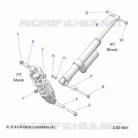 SUSPENSION, SUPPORT AMORTISSEUR , REAR SUSP.