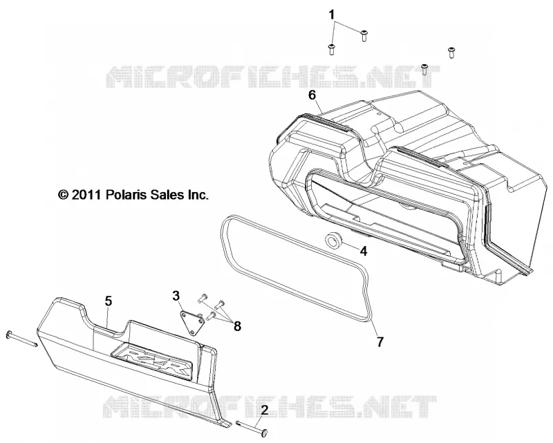 BOITE A GANTS -Z14VE76FX/FI (49RGRGLOVEBOX12RZR)