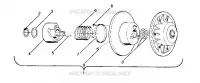EMBRAYAGE DE TRANSMISSION STAR, SPRINT ES AND STARTRAK UPDATED 2/90 (4916811681015A)