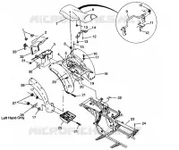 HABITACLE ET SIEGE ARRIERE Sportsman 4x4 W968040 (4935943594A006)