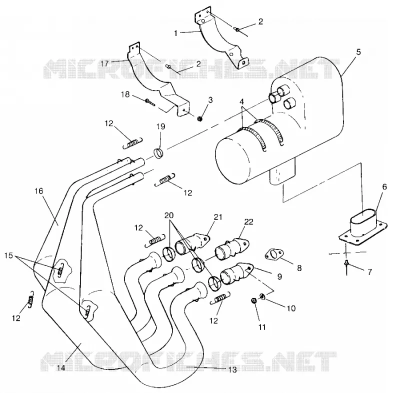 ECHAPPEMENT 600 XCR SP 0965677 and EUROPEAN 600 XCR SP E965677 (4932063206C005)