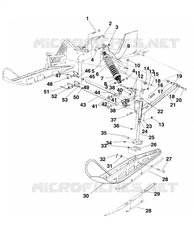 SUSPENSION AVANT AND SKI