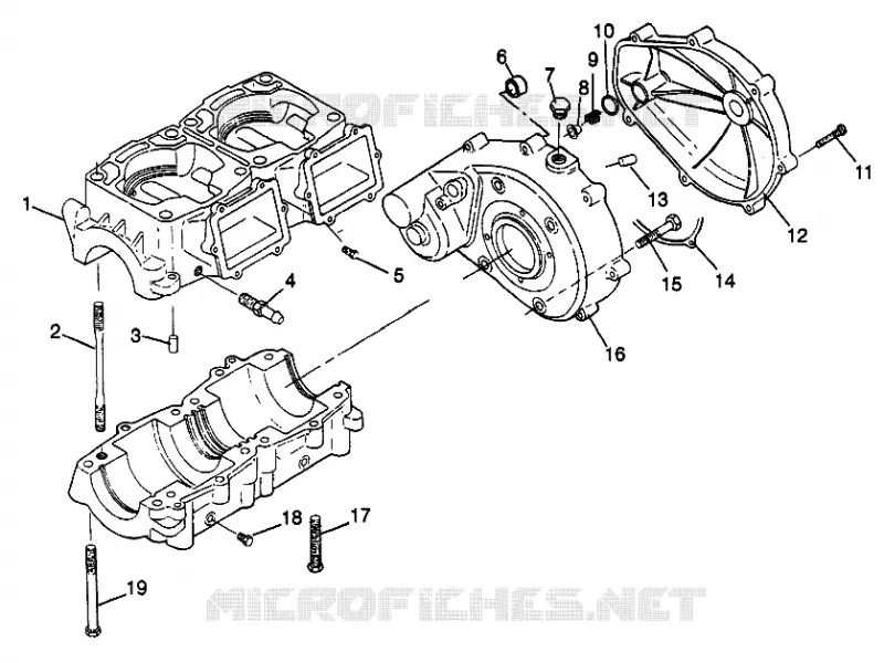 CARTERS MOTEUR SLT 700 B974572 (4941124112B013)