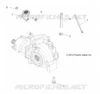 SYSTÈME DE TRANSMISSION, SUPPORT PONT, FRONT