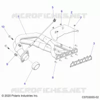 ENGINE, ECHAPPEMENT, HEADPIPE