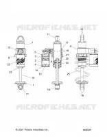 SUSPENSION, AMORTISSEUR AVANT TRACK, VELOCITY 7045536