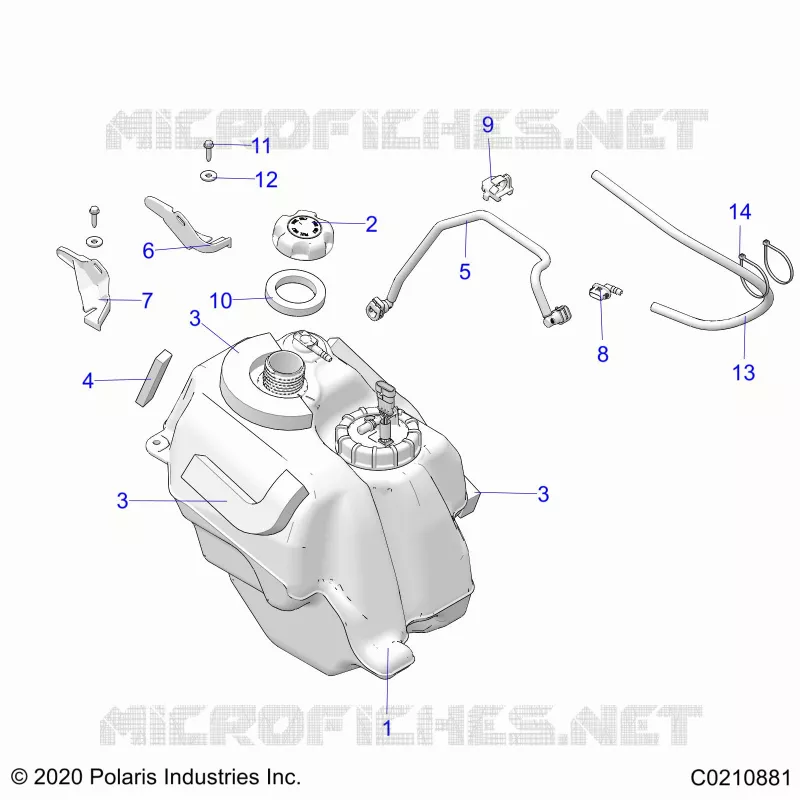 SYSTÃˆME D'ALIMENTATION, FUEL TANK ASM.