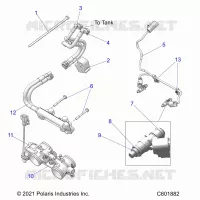 SYSTÃˆME D'ALIMENTATION, RAIL, LINES AND THROTTLE BODY